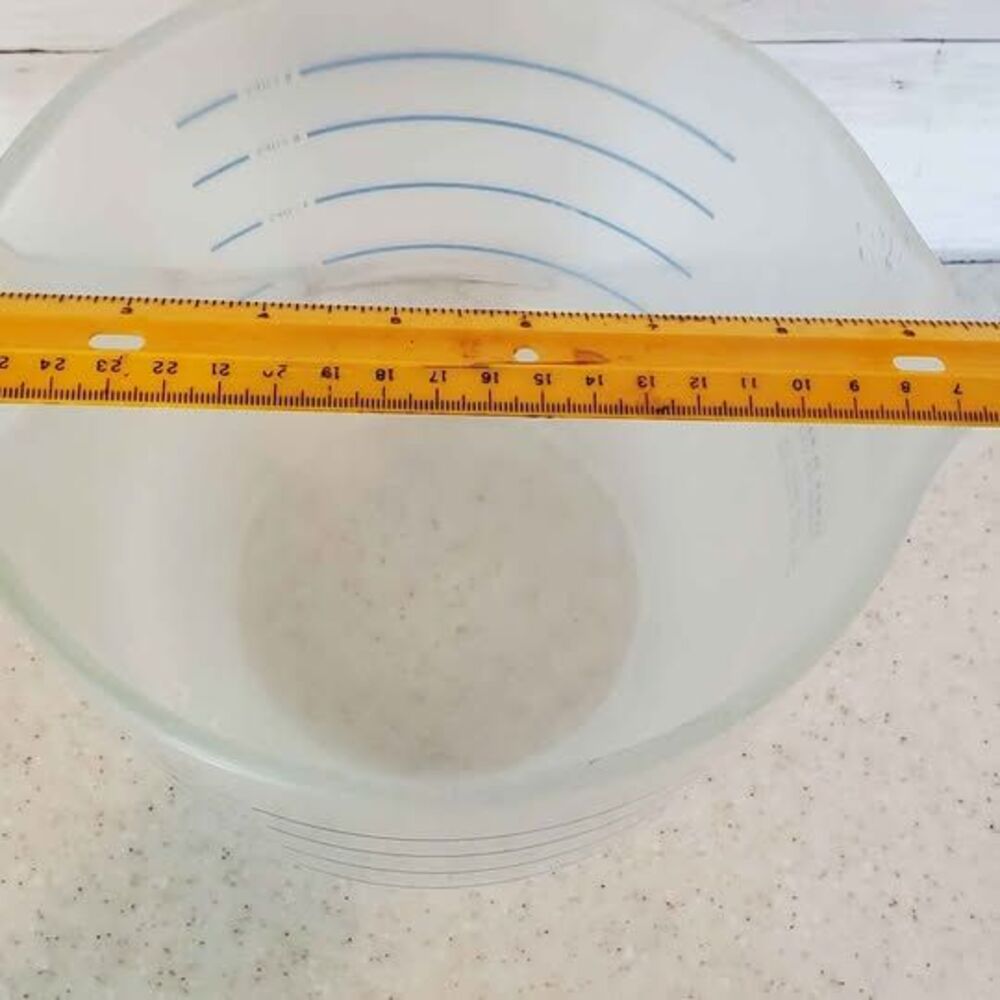 Vintage Pyrex Corning M-640 8 Cup Glass Measuring Cup Large Batter Bowl Microwav - Picture 7 of 7